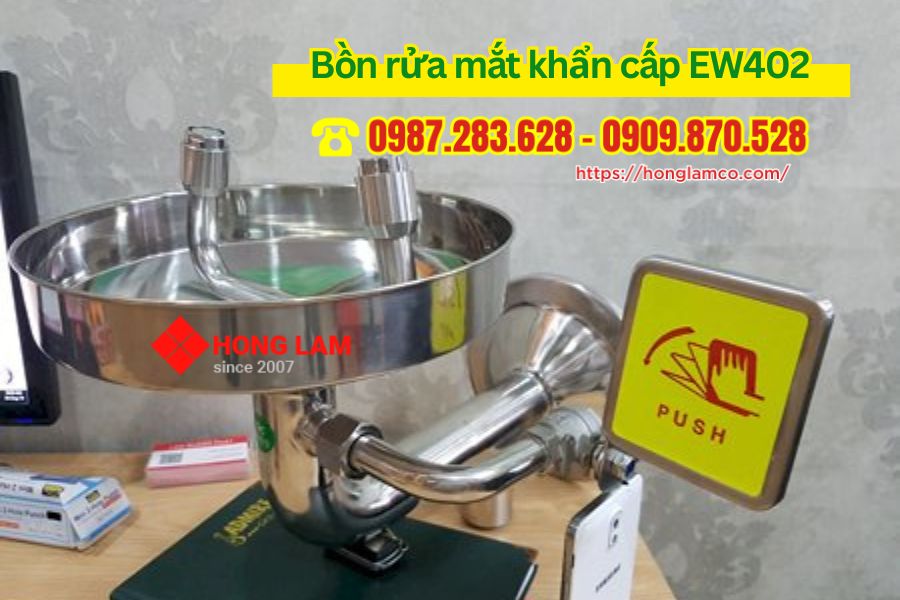 Hồng Lam là đơn vị cung cấp bồn rửa mắt khẩn cấp