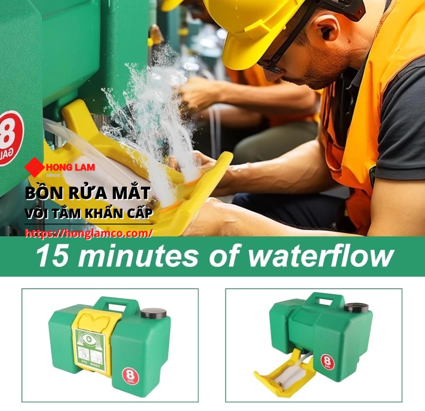 Tìm hiểu dụng cụ rửa mắt khẩn cấp nào được ưa chuộng nhất