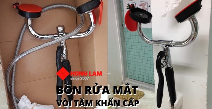 Địa điểm phù hợp trang bị vòi rửa mắt khẩn cấp UK301