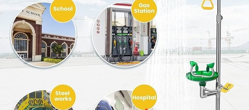 Tư vấn bộ rửa mắt và tắm khẩn cấp lắp đặt cho xưởng sản xuất